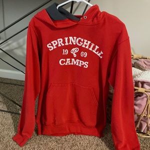 Red sweatshirt